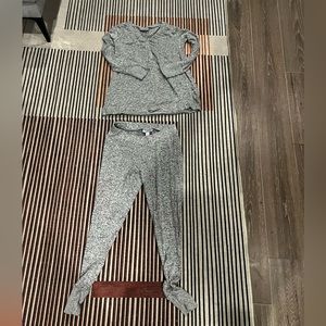 Motherhood Maternity Women's Maternity Brushed Hacci Henley Sleep Knit set